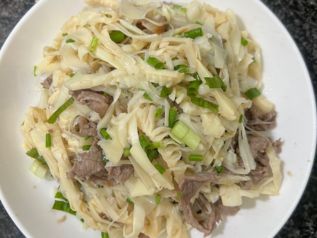 Măng Xào Thịt Bò