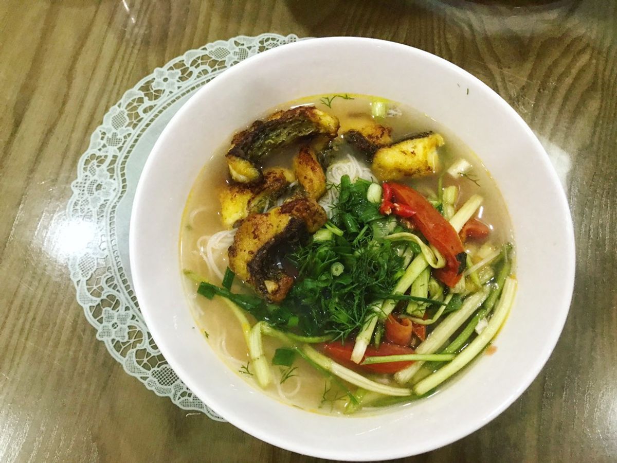 Bún cá đơn giản
