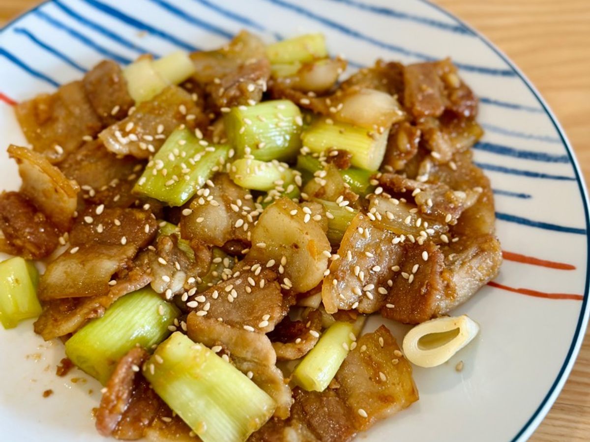 Thịt Ba Chỉ Rang Hành Boaro