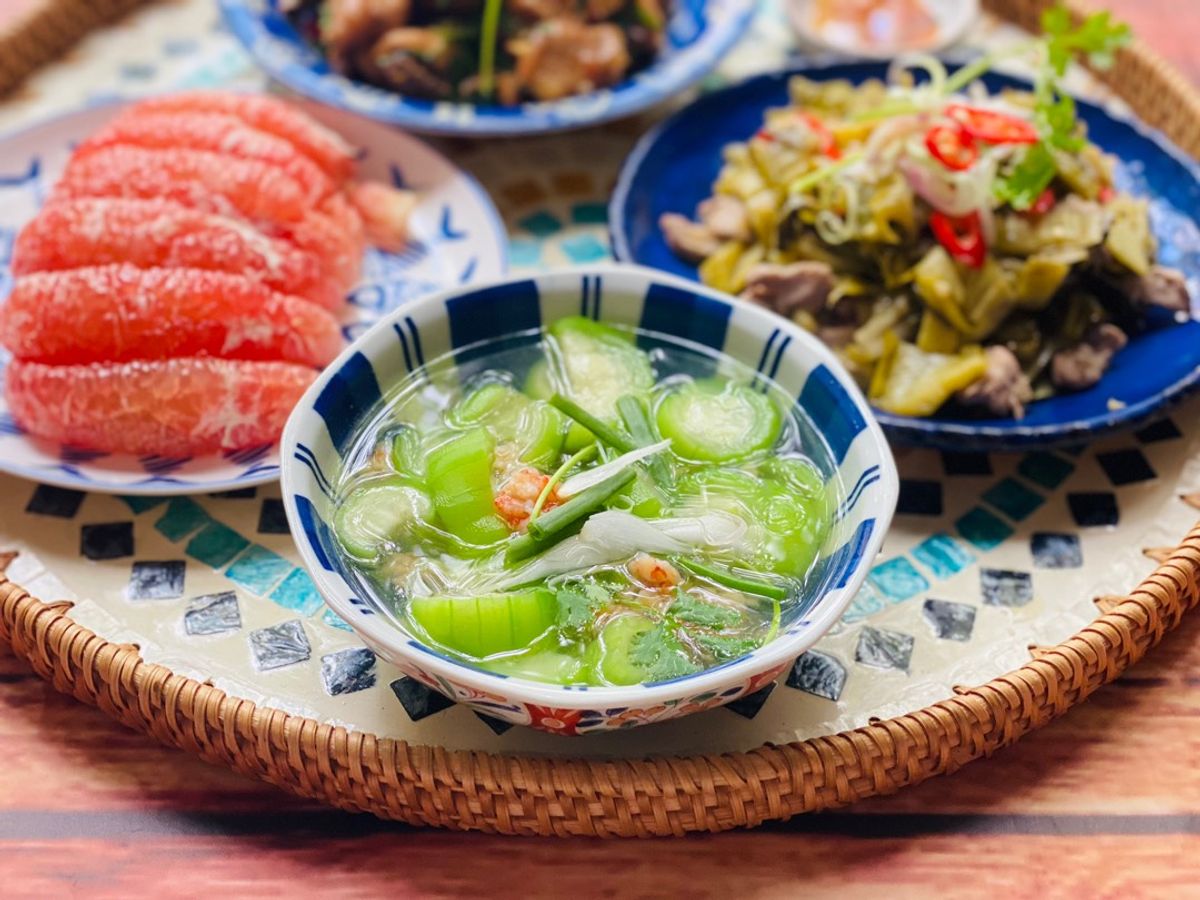 Canh Mướp Nấu Tôm