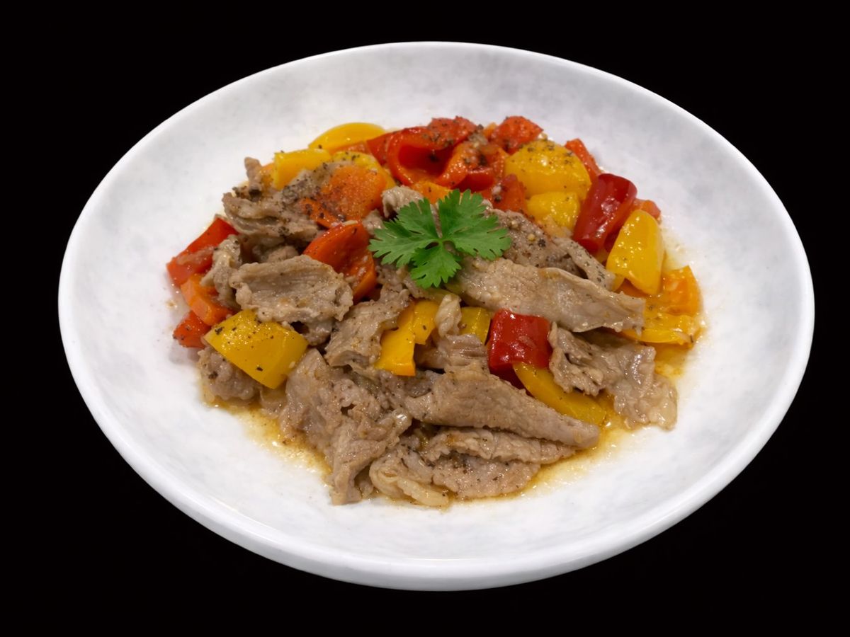 SP.0863 - Thăn Heo Xào Ớt Chuông