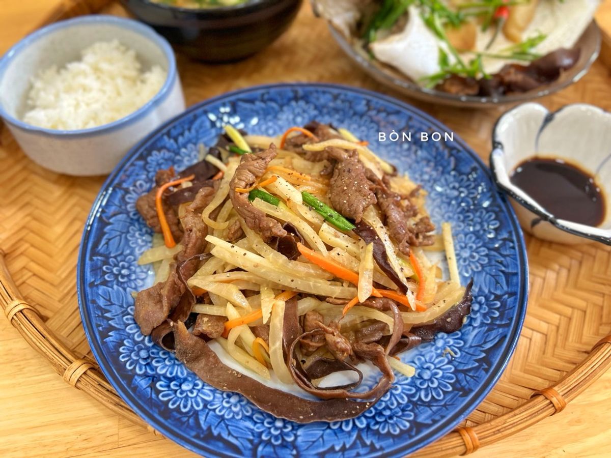 Thịt Bò Xào Su Hào