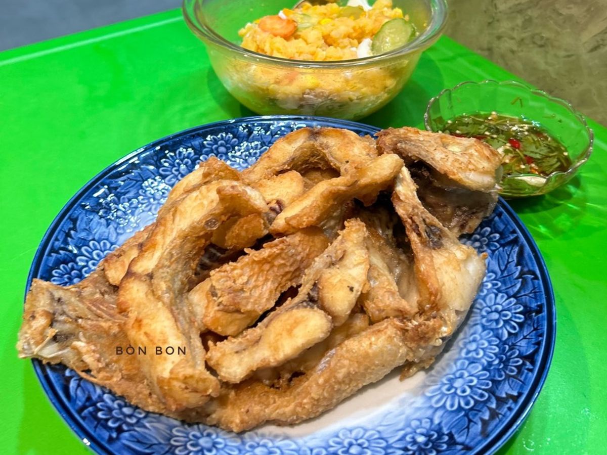Phi Lê Cá Điêu Hồng Chiên Giòn Chấm Mắm Ngò