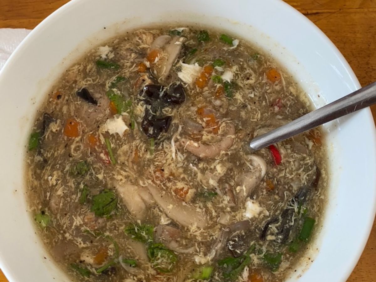Súp gà nấm mèo