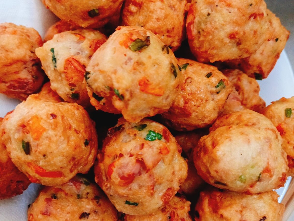 Tàu hủ thịt băm vò viên