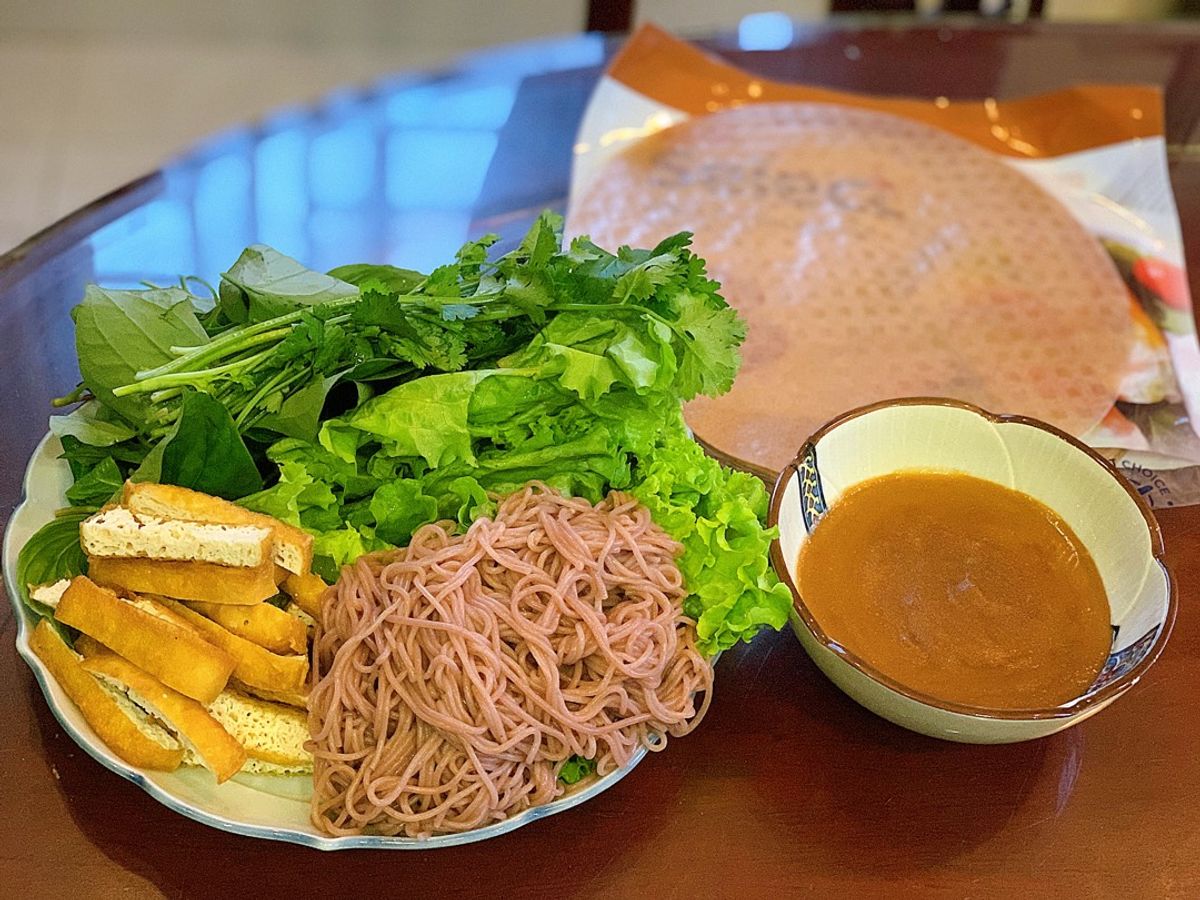 Cuốn đậu hũ eatclean