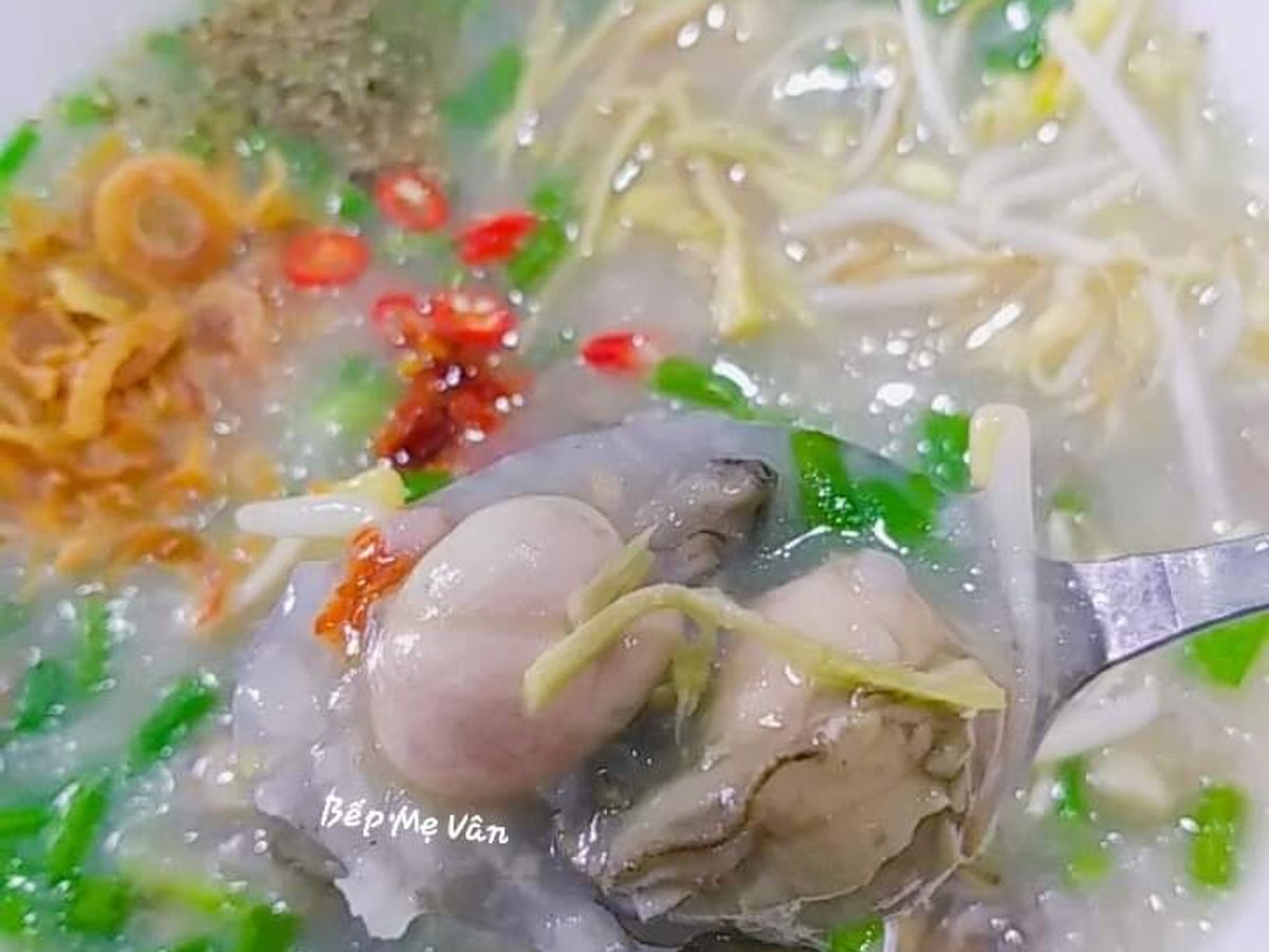 Cháo Hàu Nấu Nấm