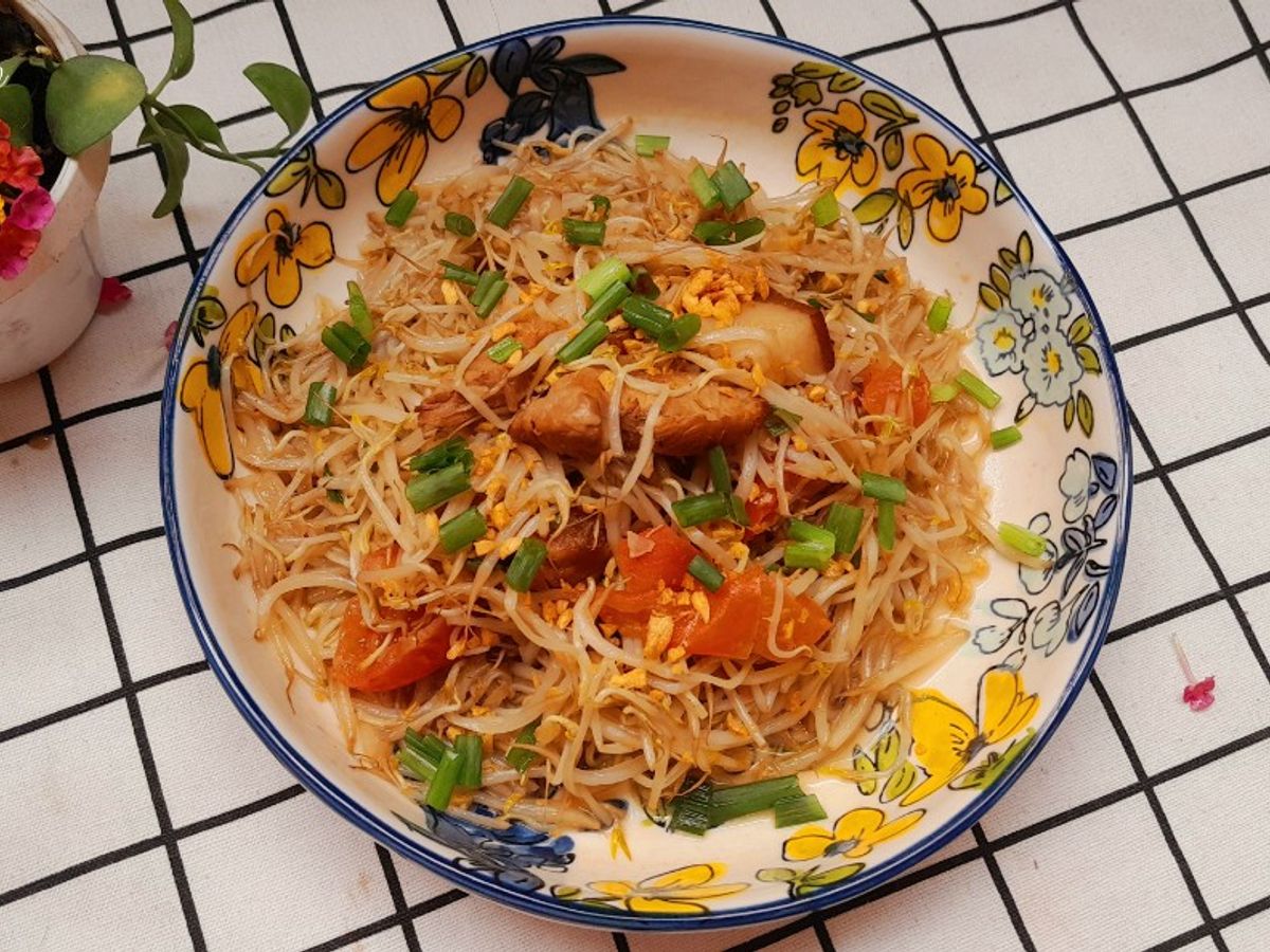 Giá xào thịt