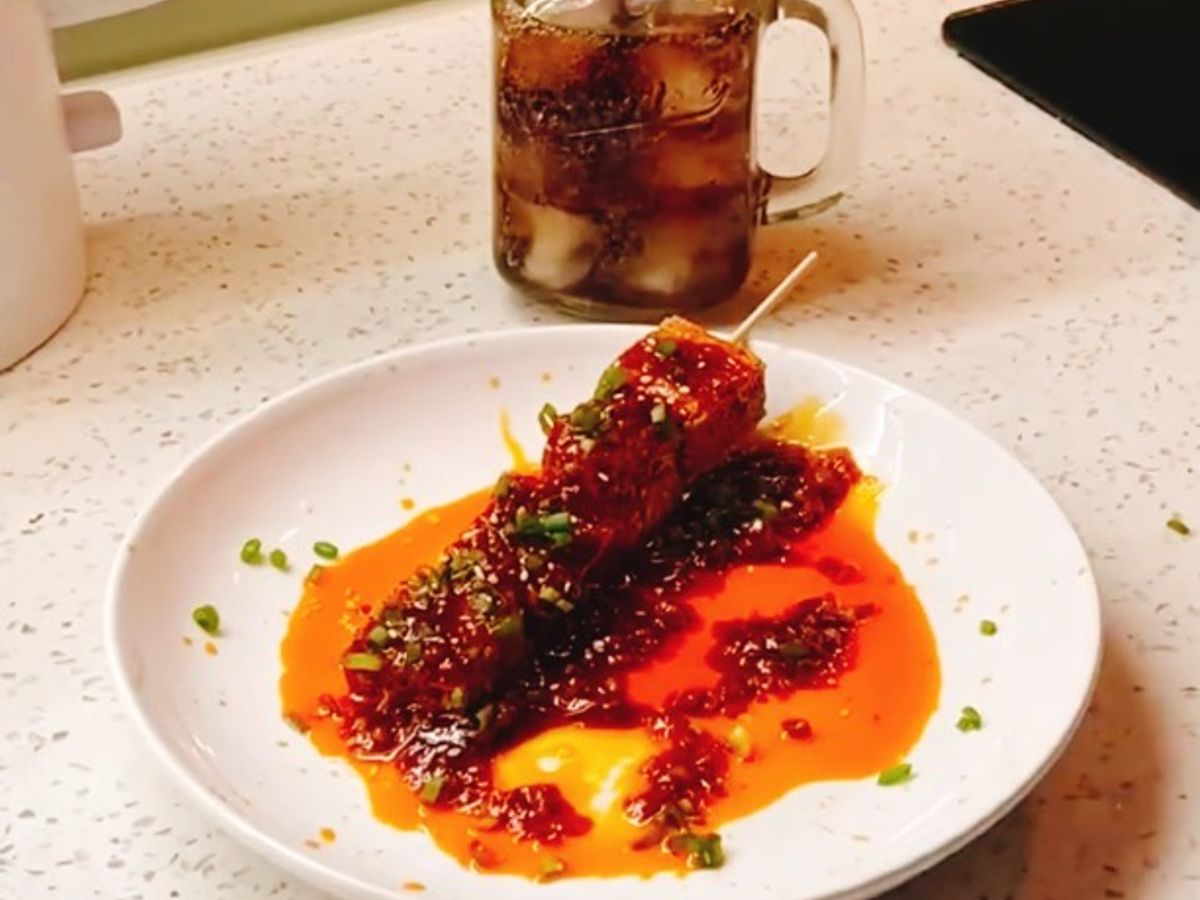 Đậu hũ xốt Gochujang