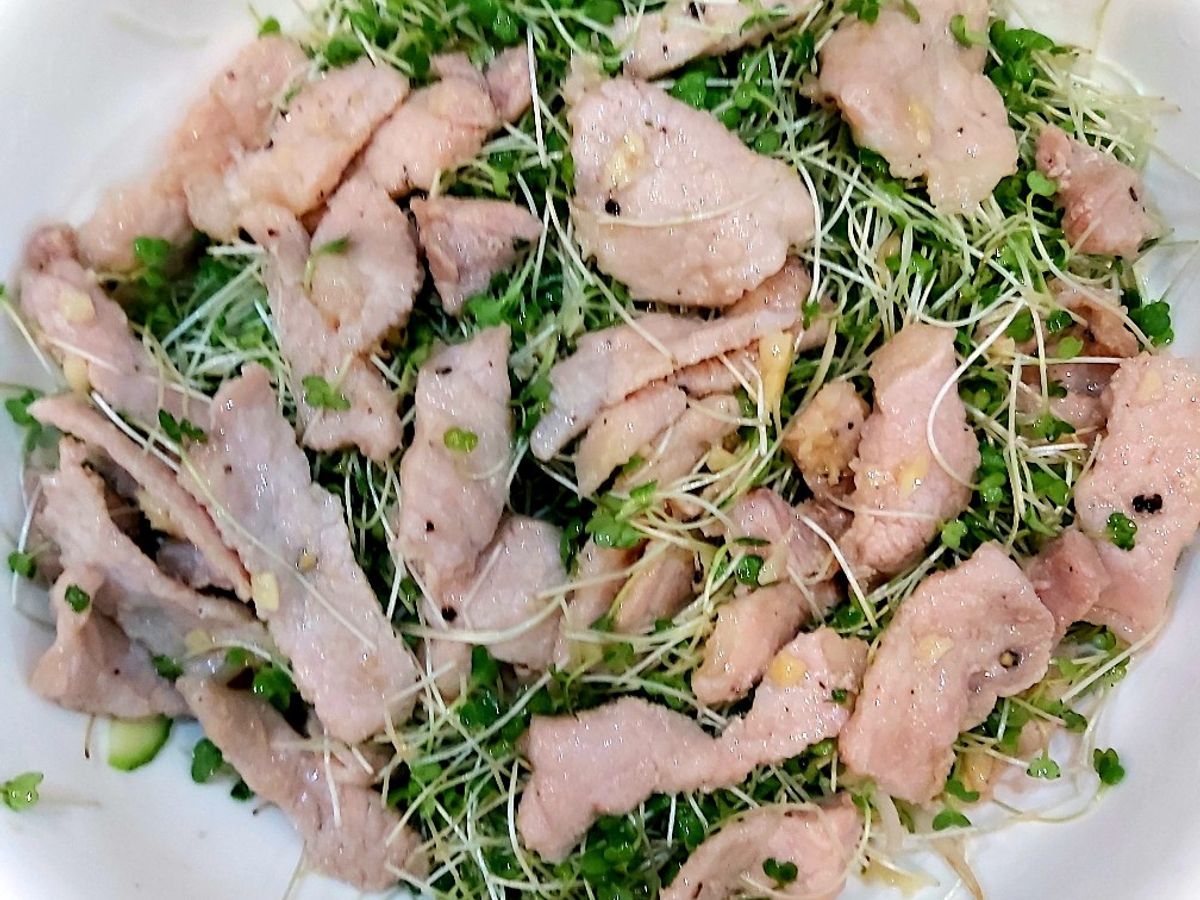 Salad rau mầm