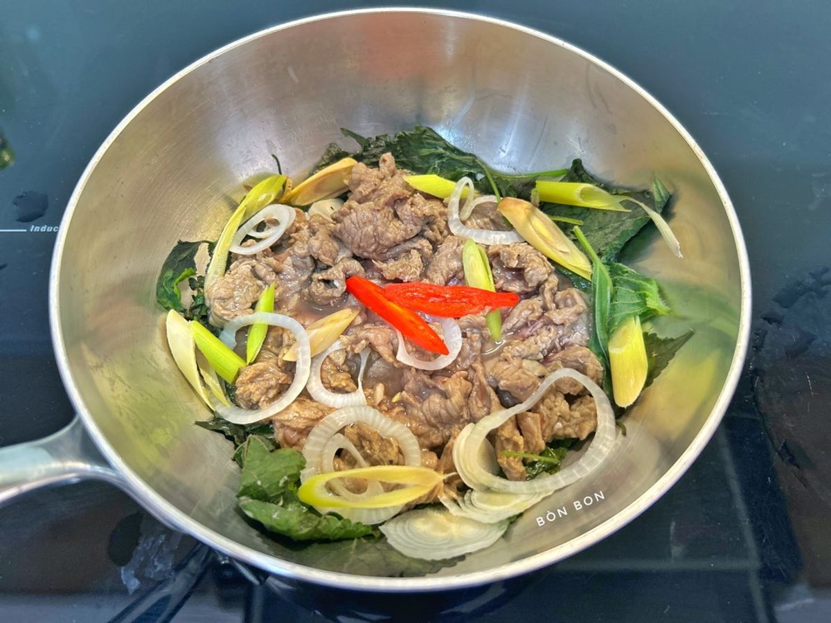 Bò Hấp Tía Tô