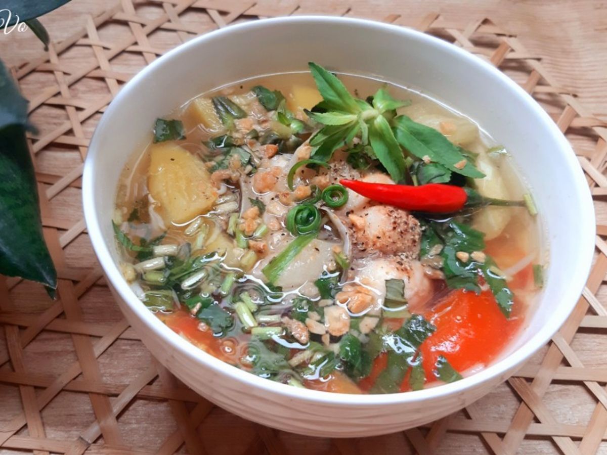 Canh chua cá bông lau
