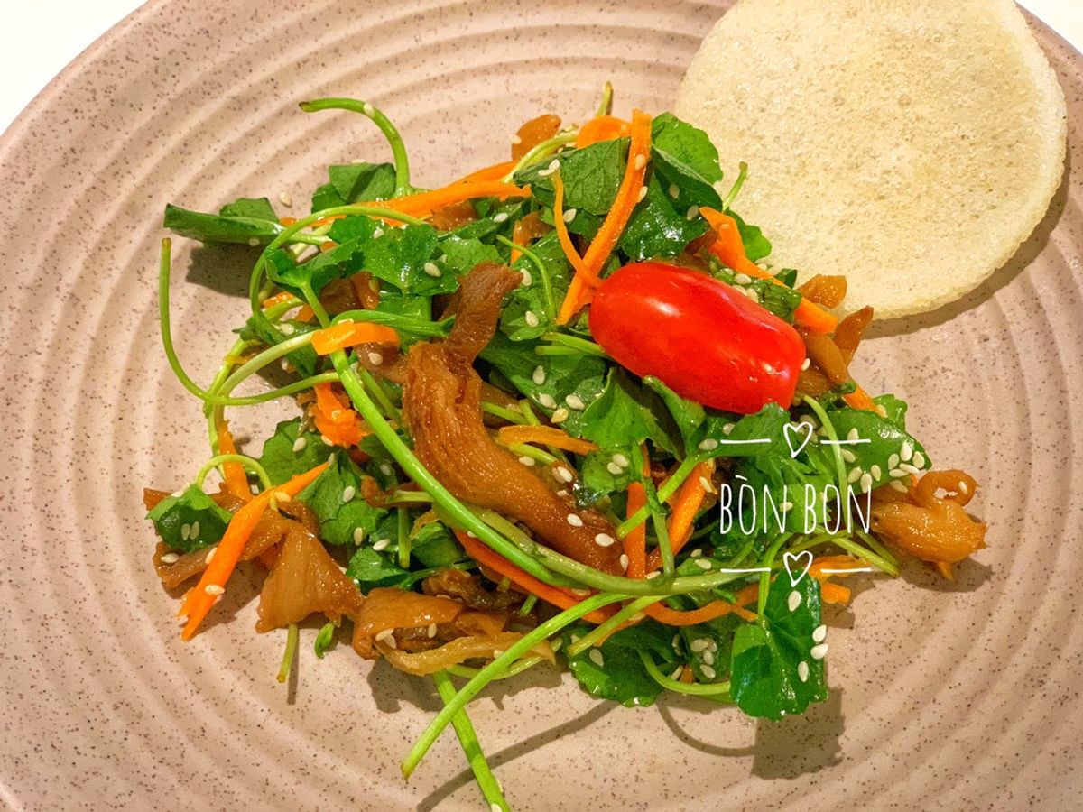 Gỏi Rau Má Nấm Chay