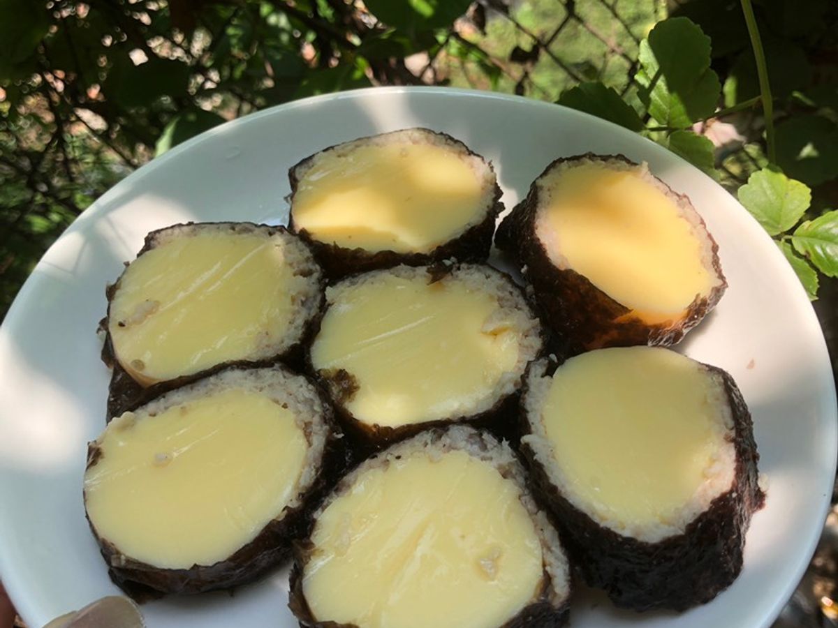 Đậu hũ gói rong biển