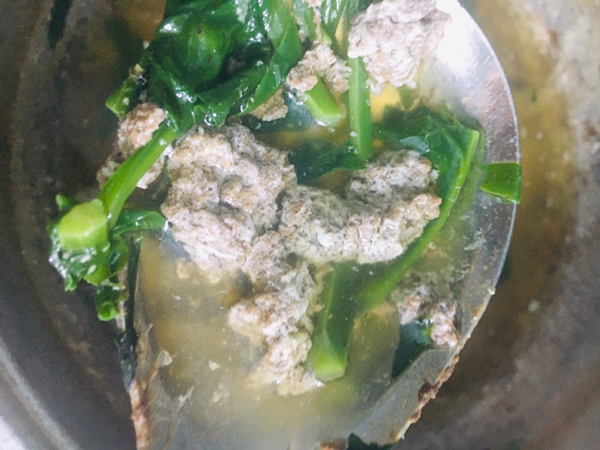 Canh mồng tơi cua đồng