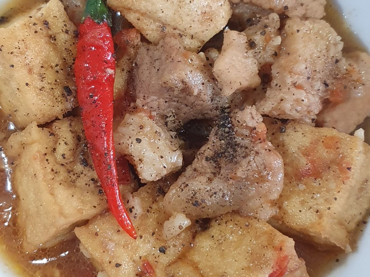 Thịt kho đậu hủ