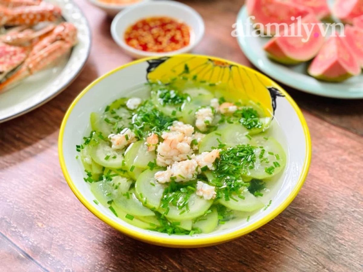 Canh Bầu Nấu Tôm