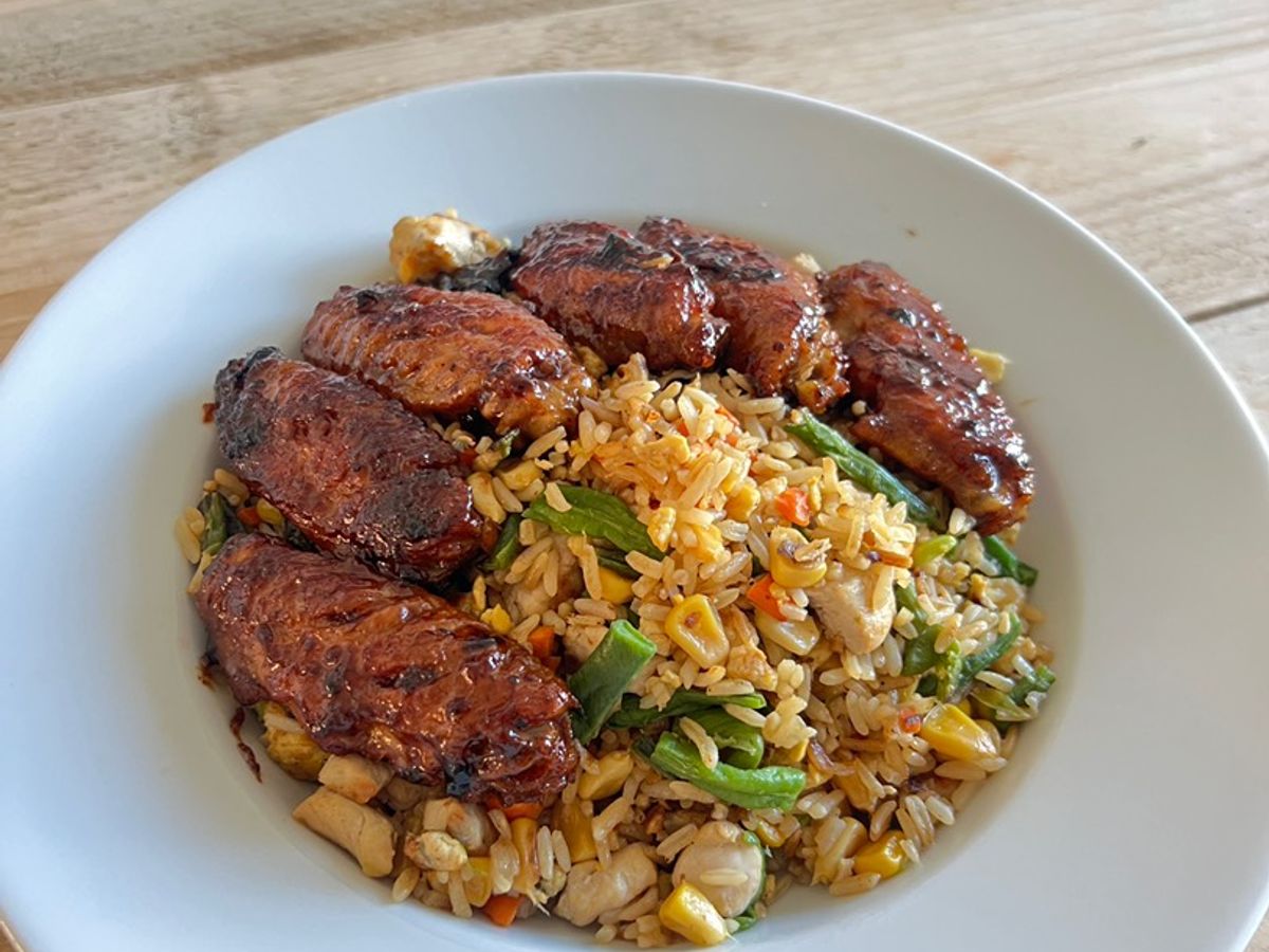Cơm Chiên Gà Rau Củ