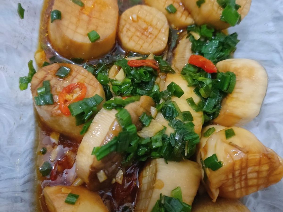 Nấm đùi gà sốt cay