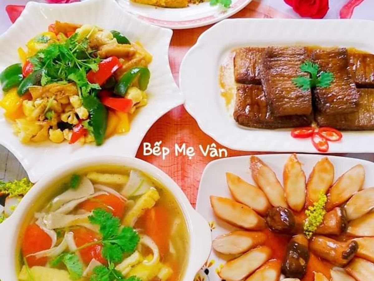 Mâm cơm chay 8