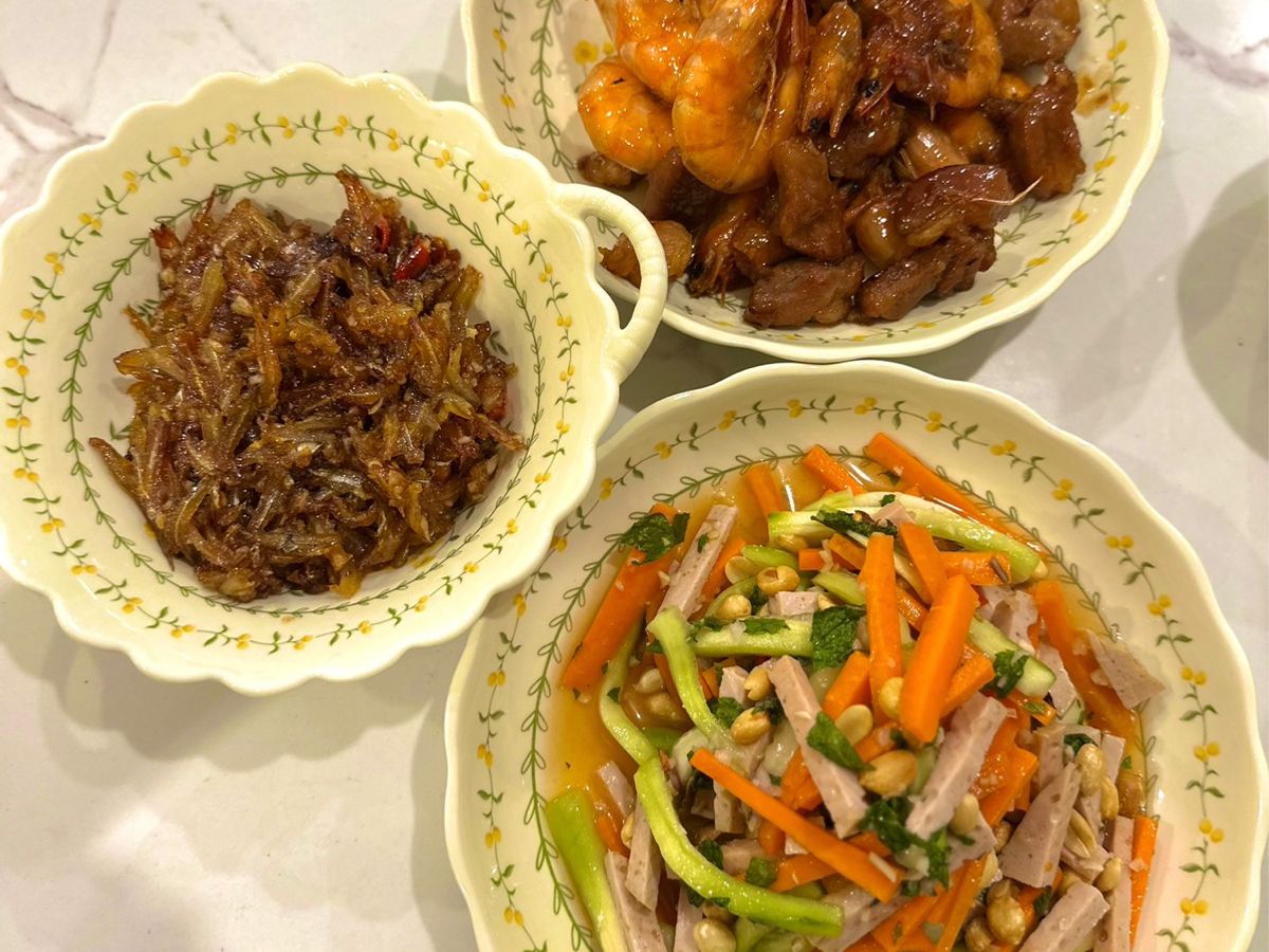 Nộm giò rau củ