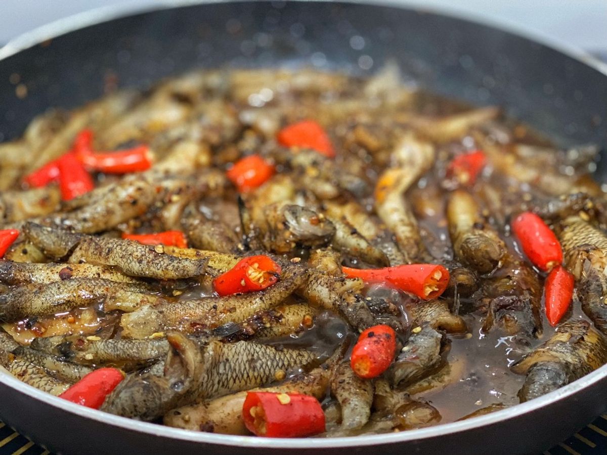 Cá Bống Đồng Kho Cay