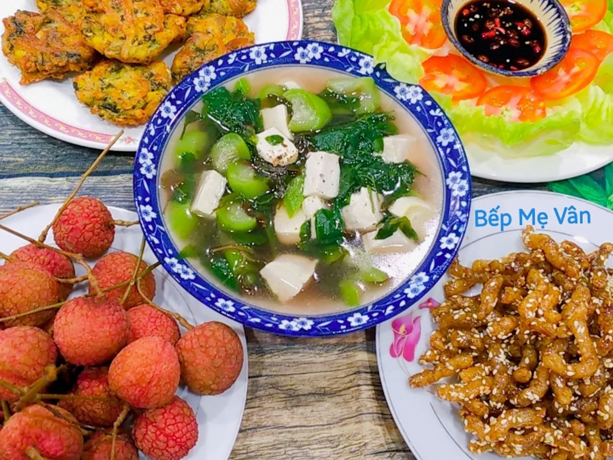 Mâm cơm chay 07