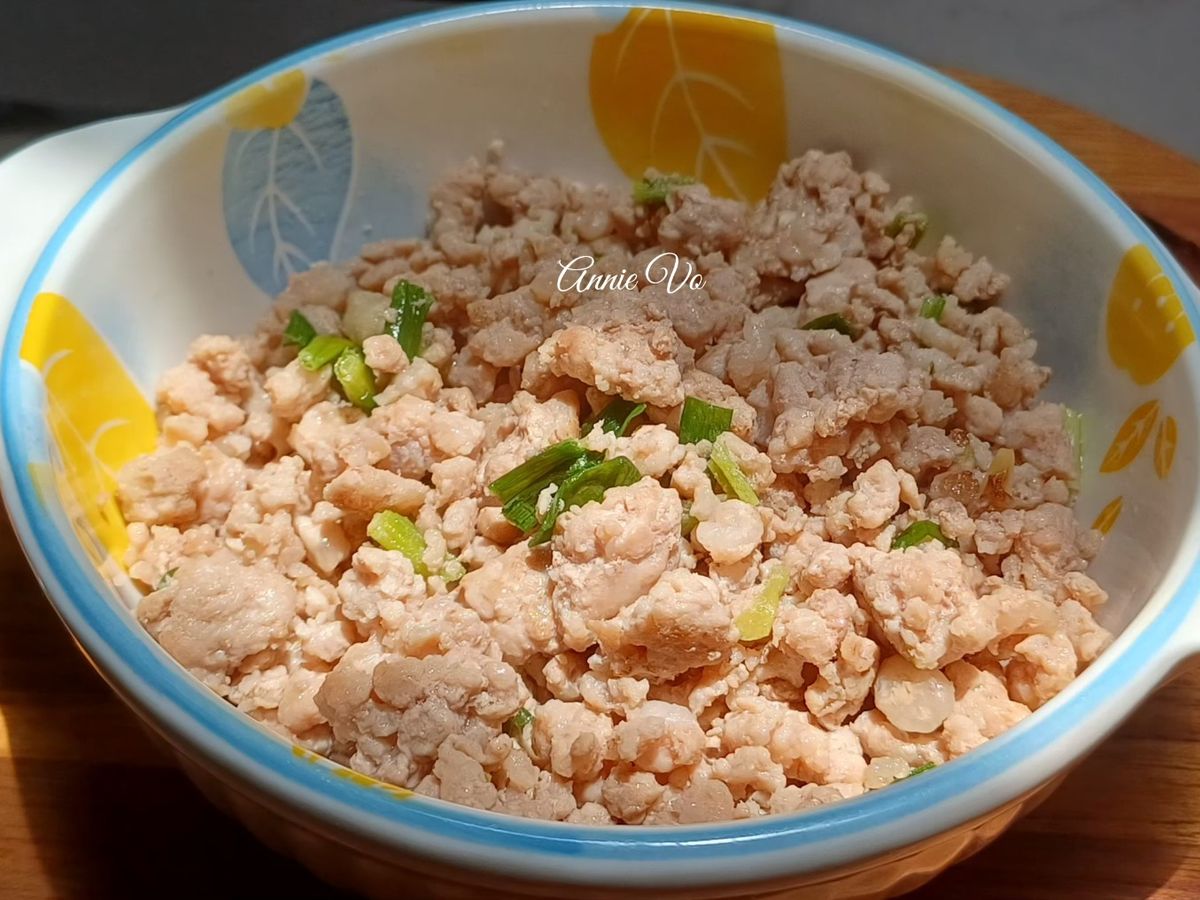 Thịt xay rang nước mắm