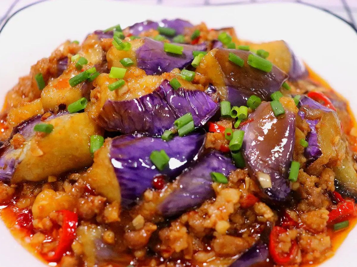Cà tím om thịt bằm ngon nhức nách