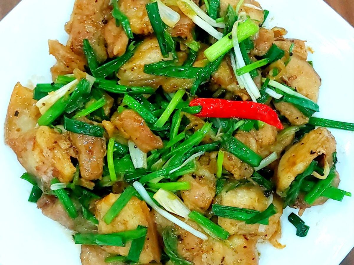 Thịt rang hành