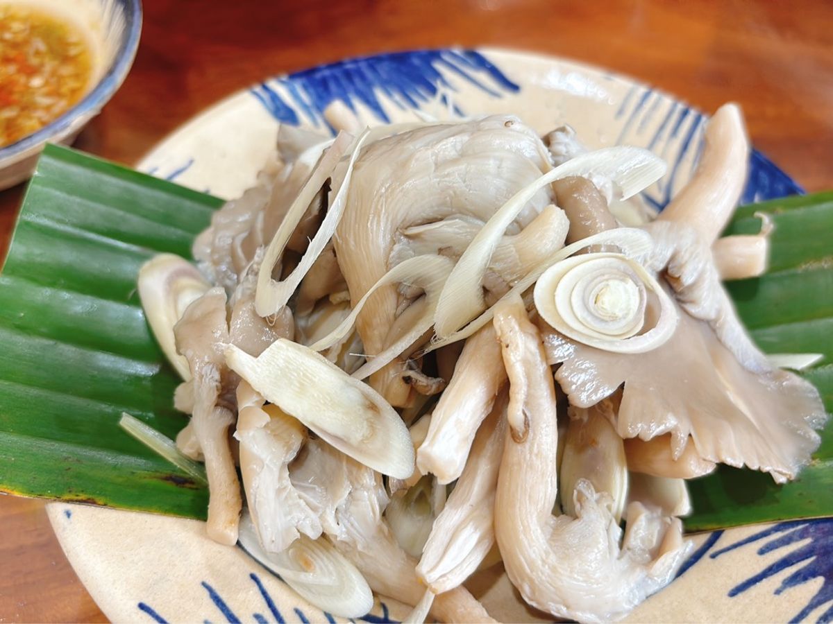 Nấm bào ngư hấp sả