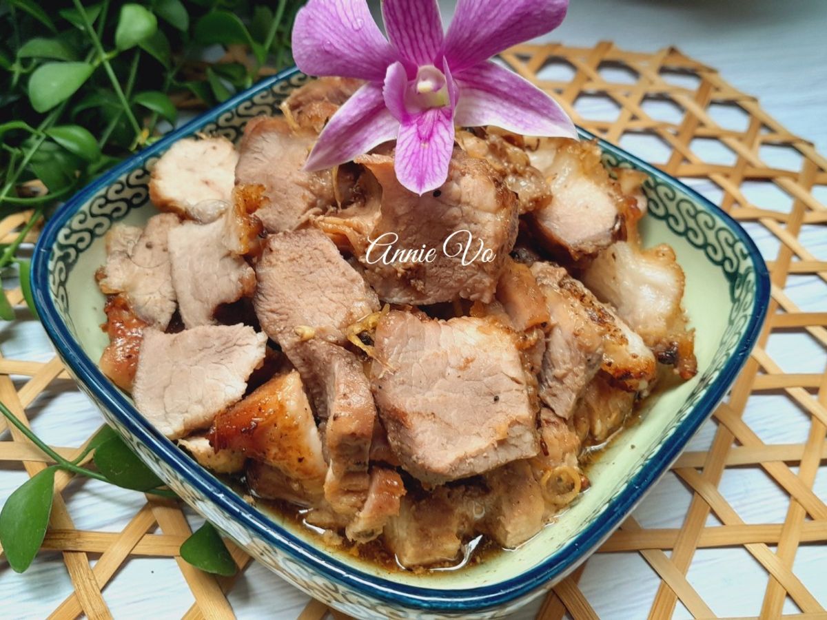 Thịt heo nướng mắm ruốc