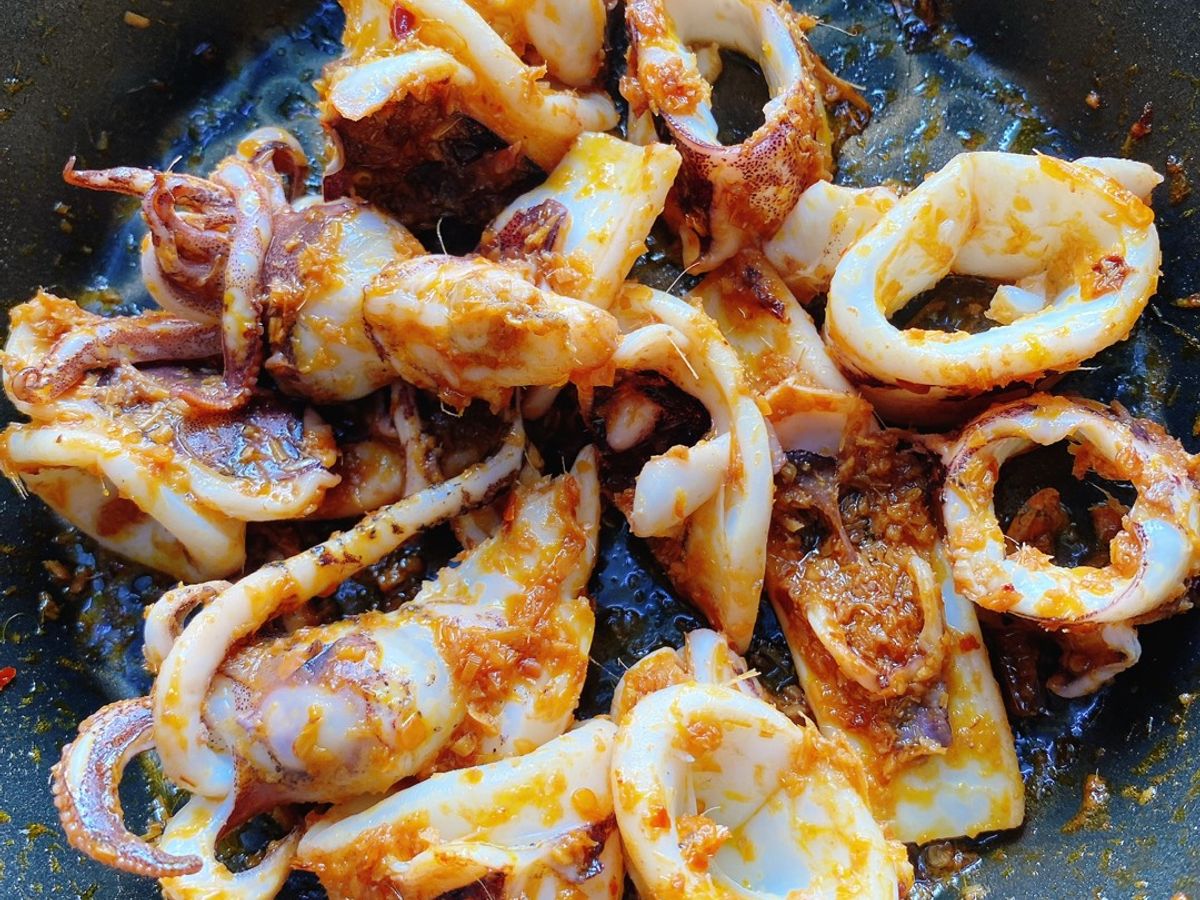 Mực Xào Sa Tế