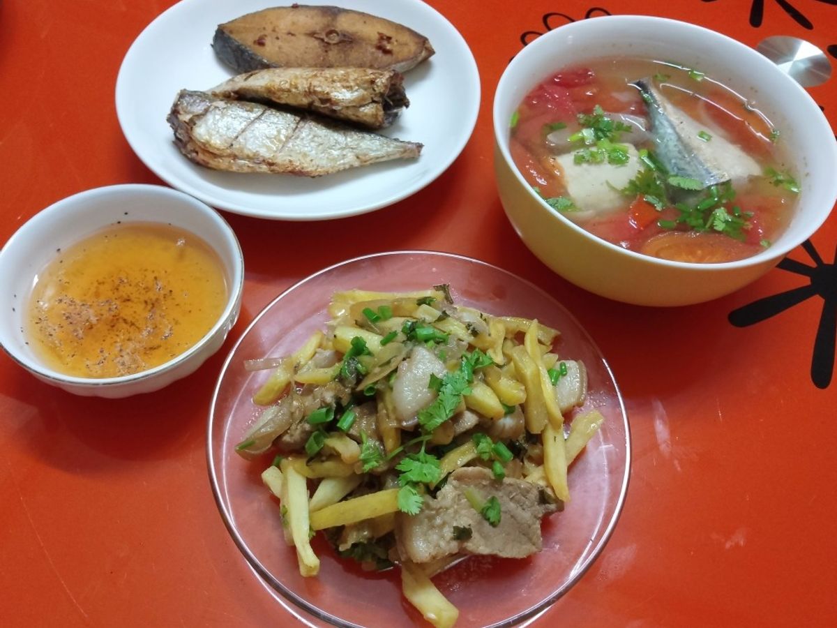 Bữa cơm đơn giản mà đủ đầy
