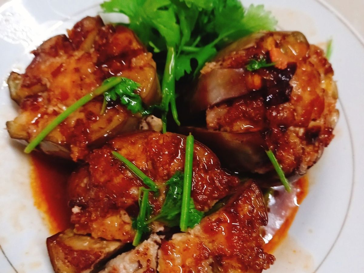 Cà tím nhồi thịt