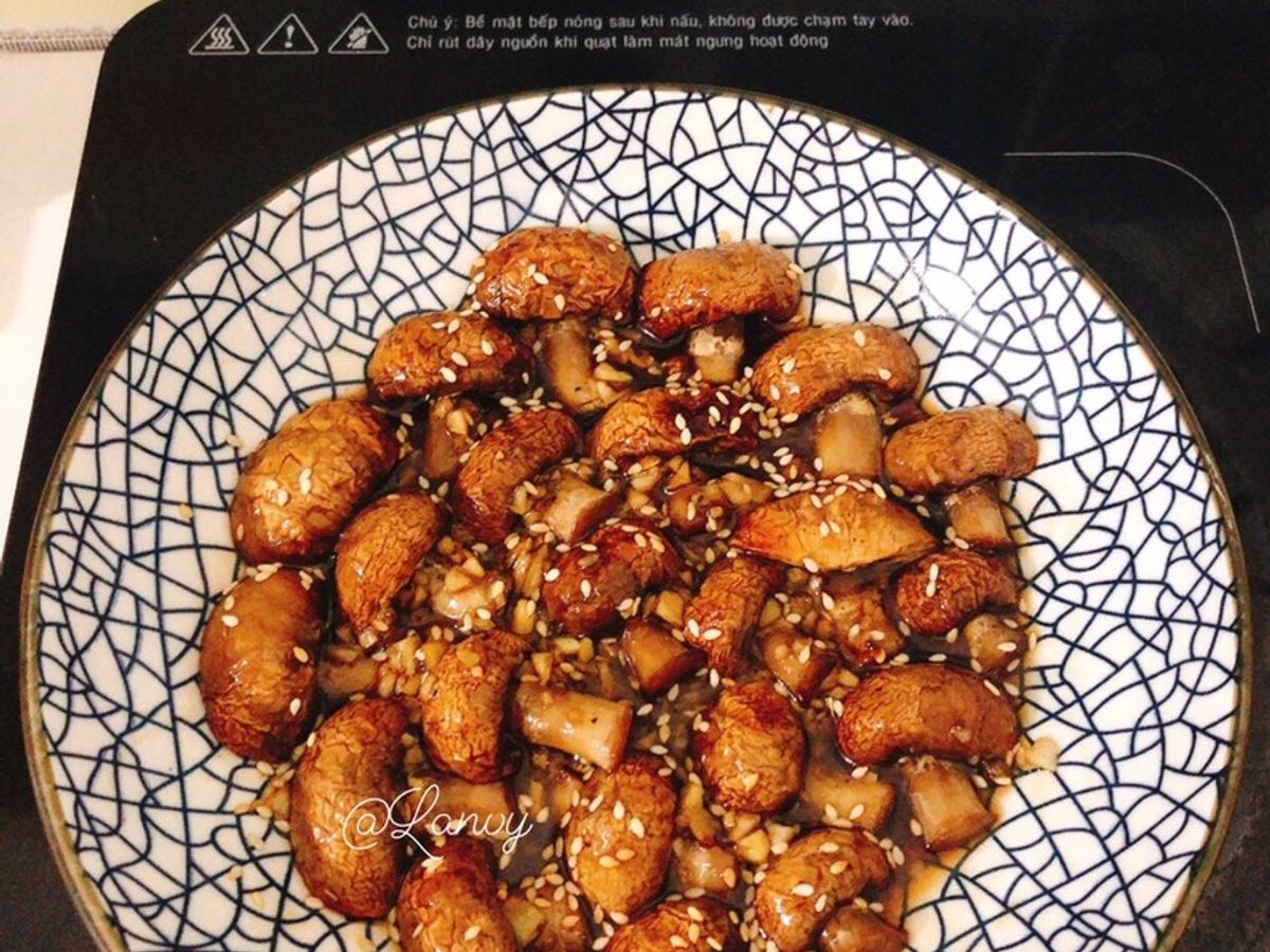 Nấm nướng tỏi
