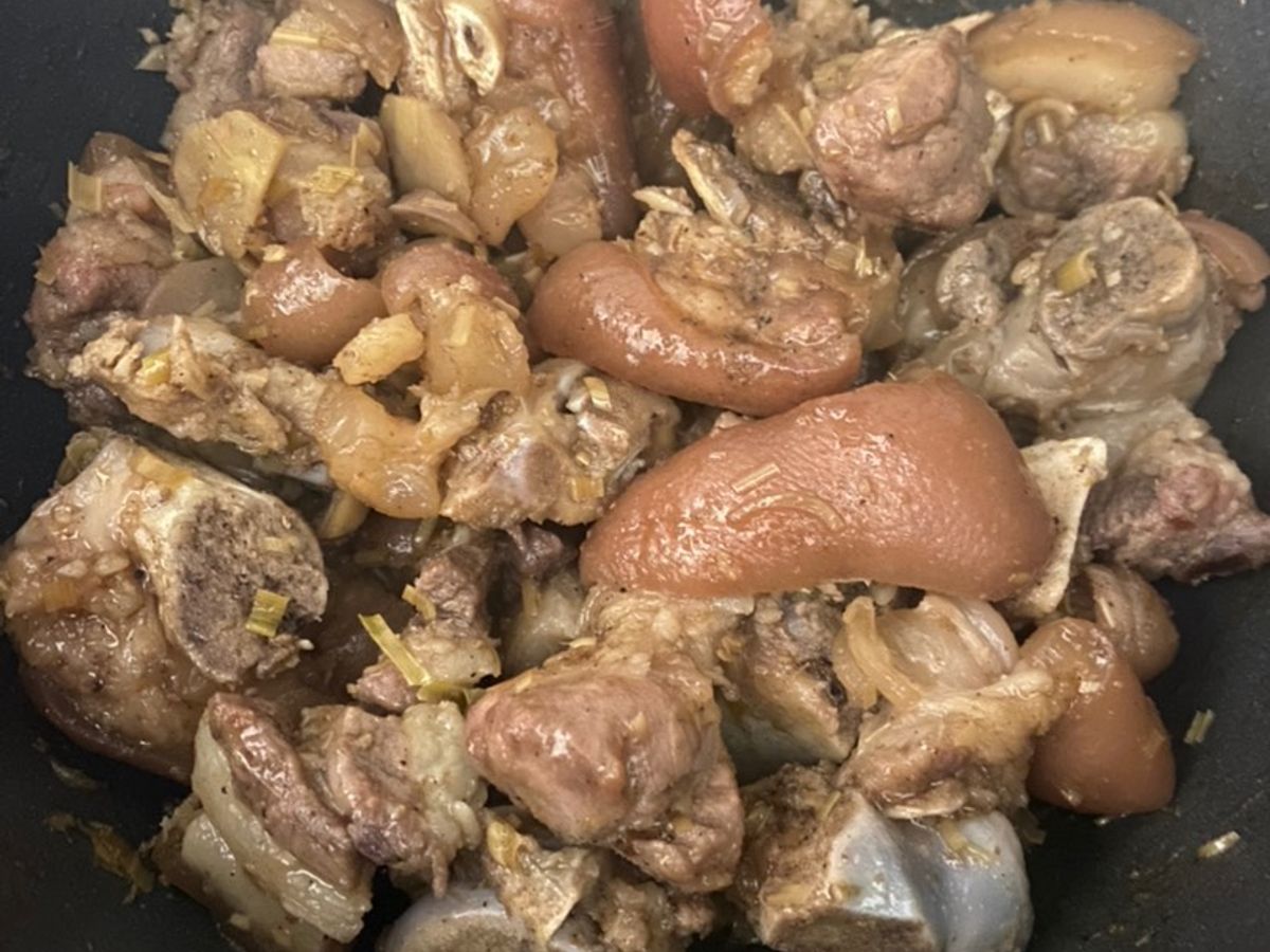 Thịt lợn nấu giả cầy