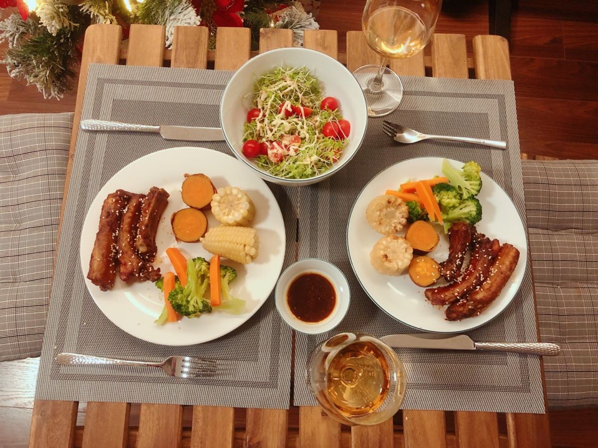 Sườn nướng NCKD (mâm cơm nhỏ của Trang 29)