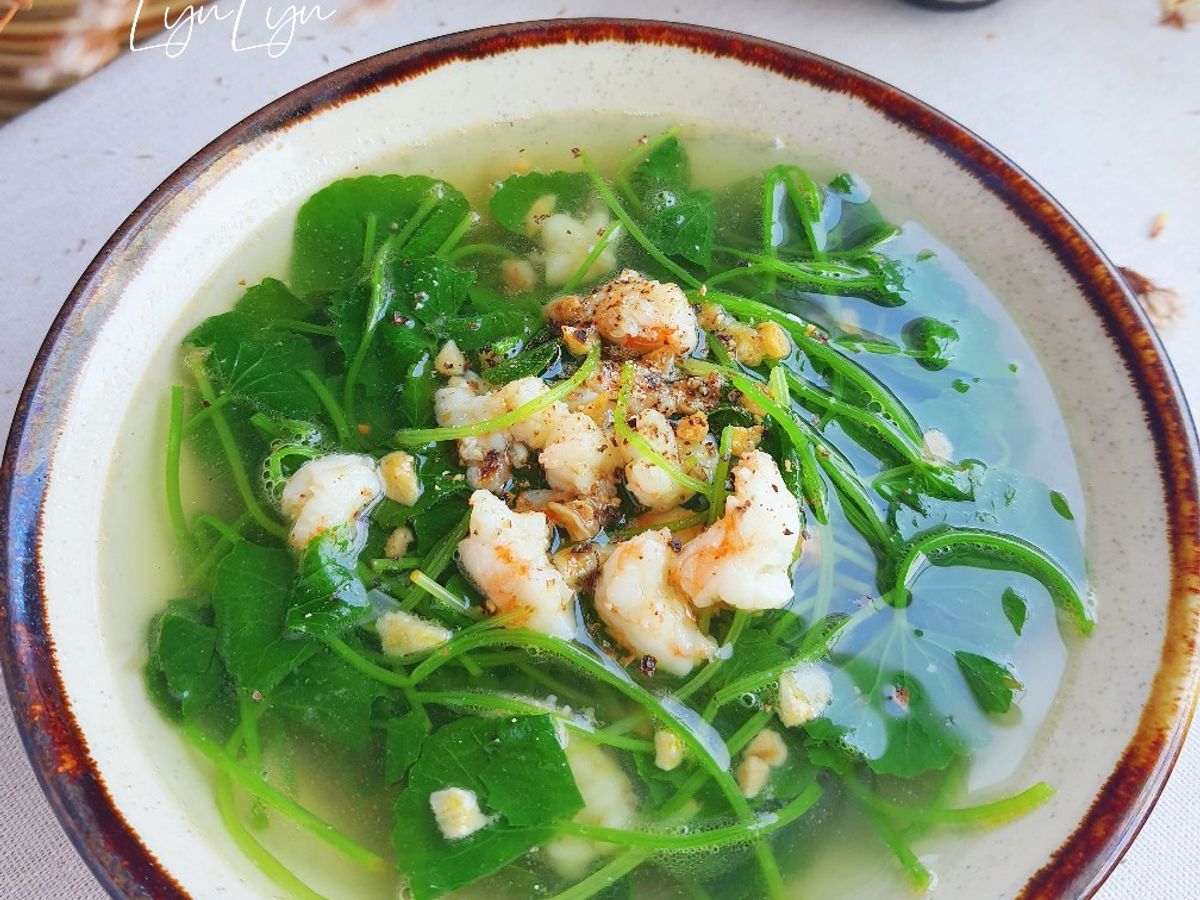 🔸️CANH RAU MÁ NẤU TÔM THẺ
