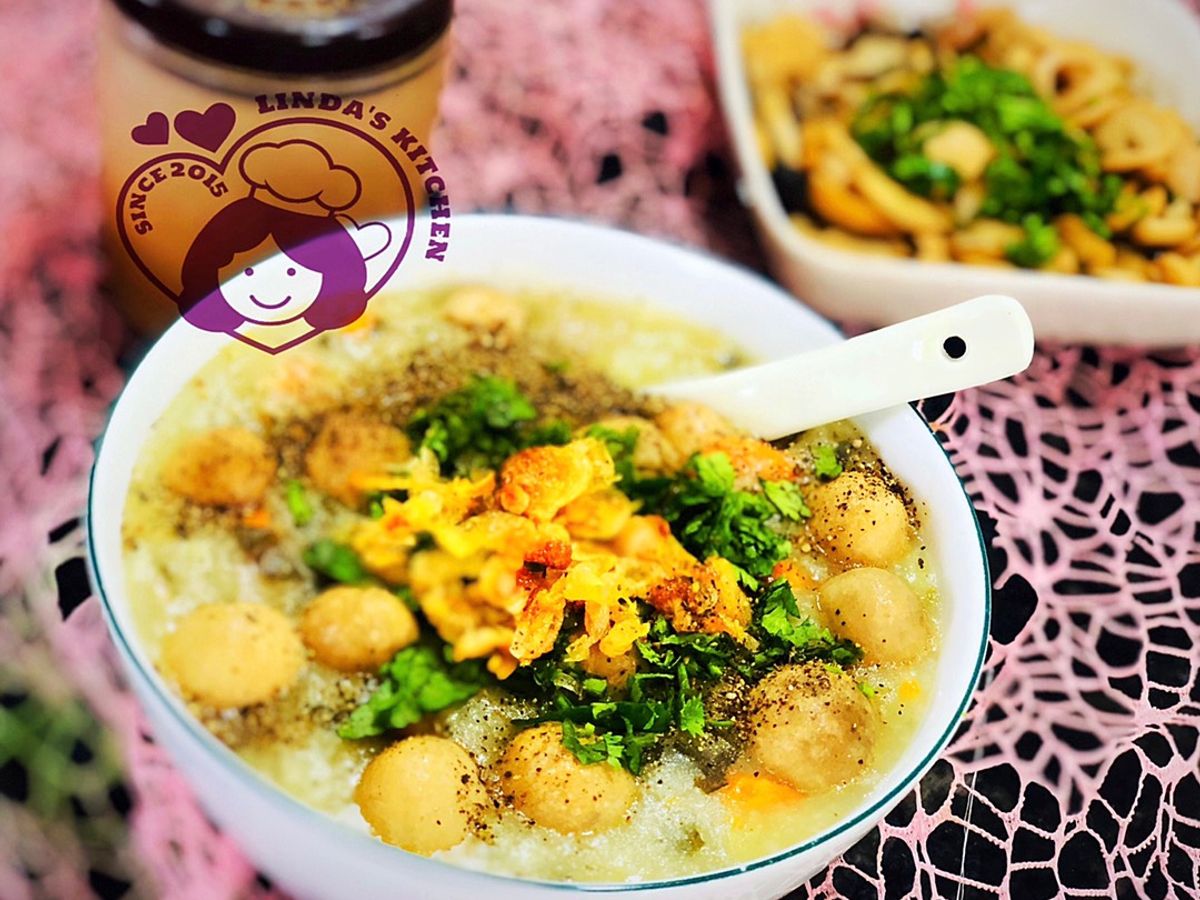 Cháo nấm chay thơm ngon, mát bổ (ngày 1)