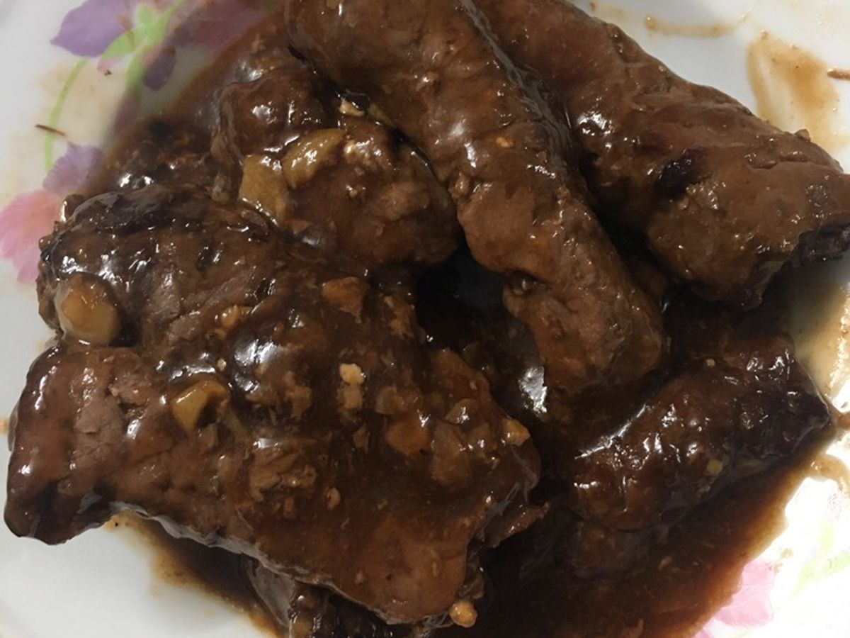 Bò cuộn sốt coca