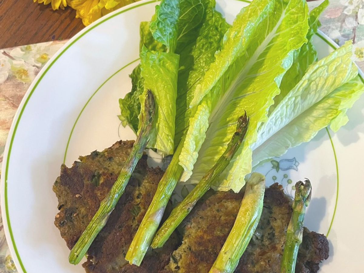 Măng Tây nướng cùng Chả cá Tuna
