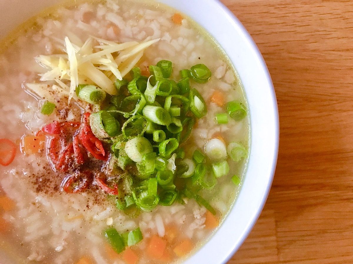 Cháo Thịt Bằm Cà Rốt