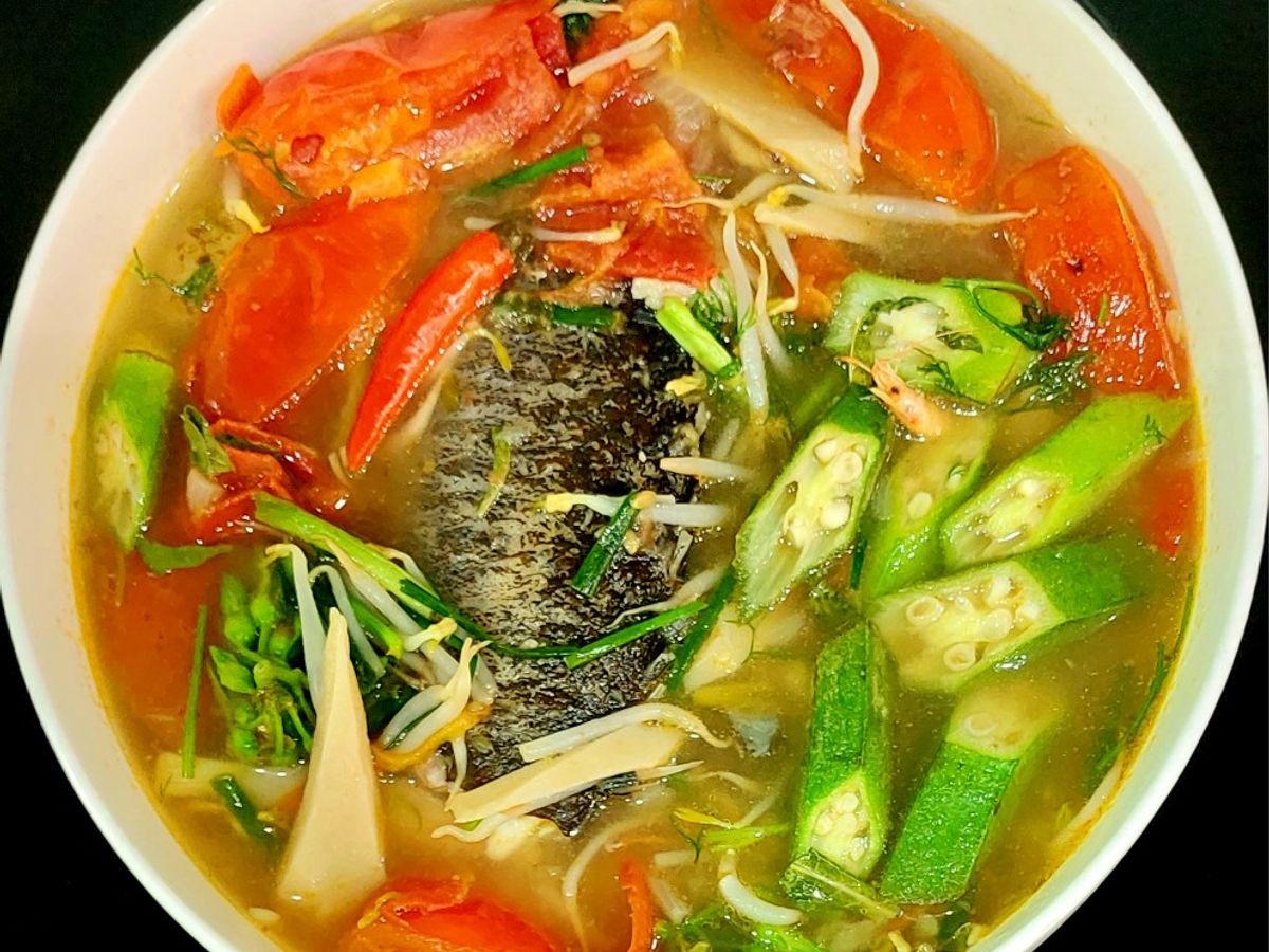 Cá dìa nấu canh chua