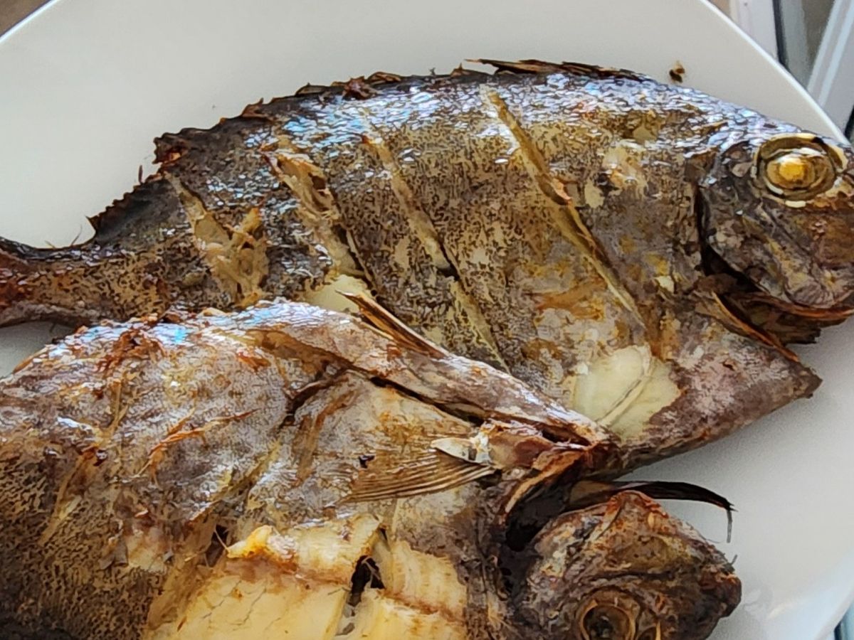 Cá rìa công nướng sả