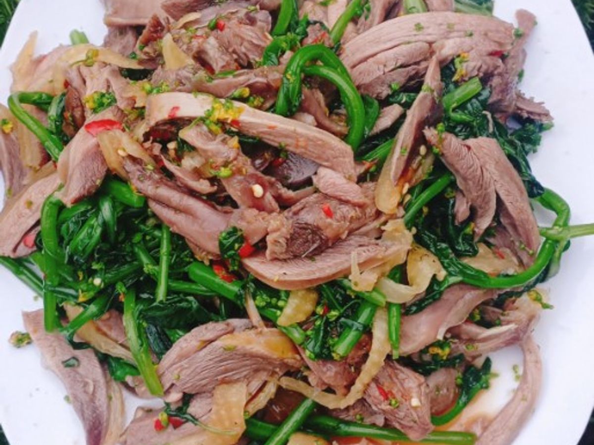 Gỏi gà rau cải ngọt