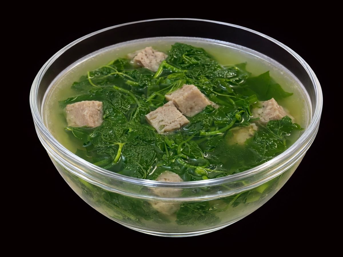 SP.0783 - Canh Đọt Nhãn Lồng Nấu Chả Cá