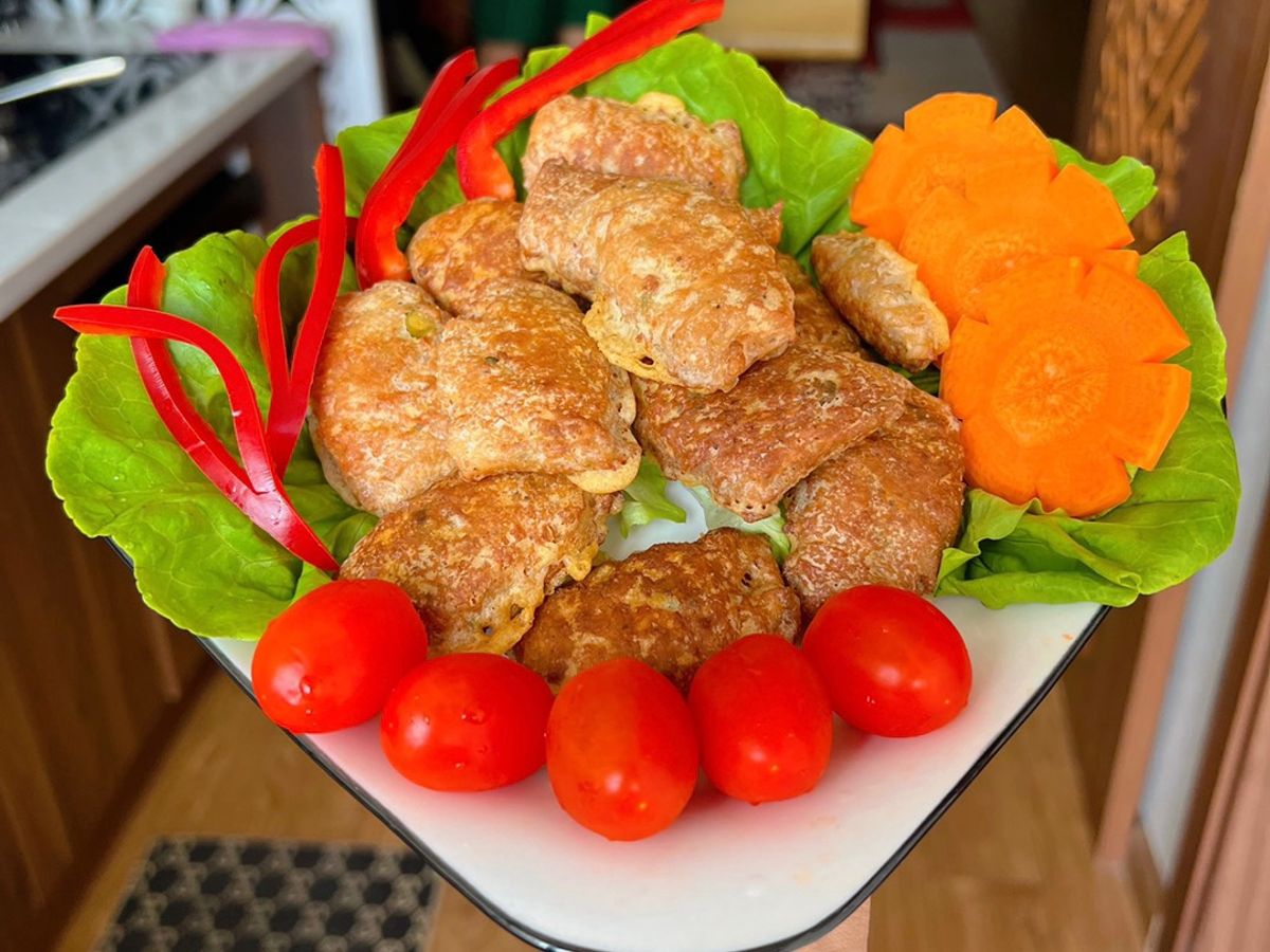 Thịt có tiêu chay tẩm bột chiên giòn