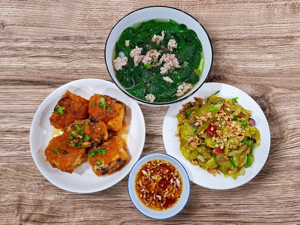 Cơm nhà đơn giản mà ngon