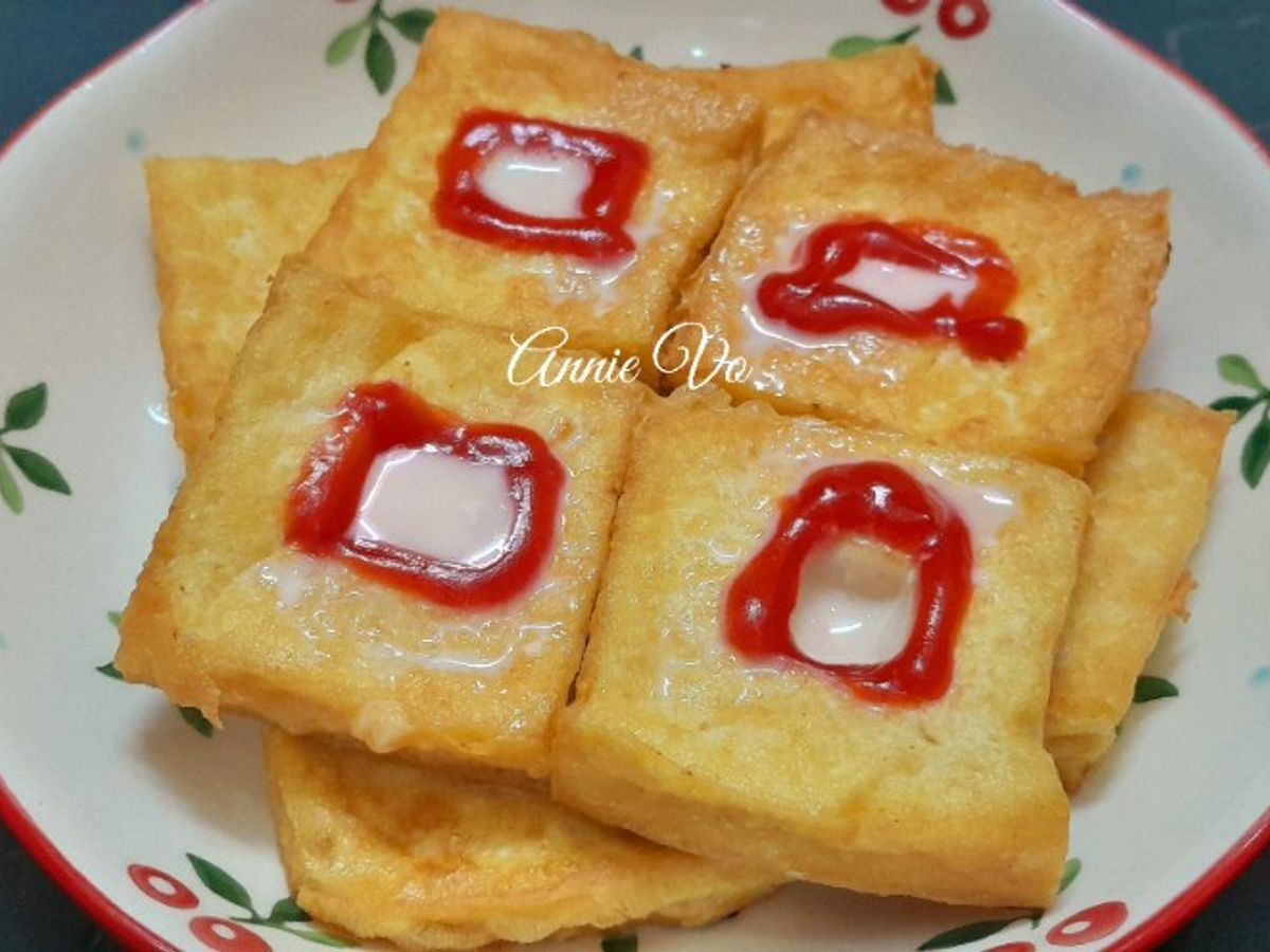 Đậu hũ đồng tiền chiên
